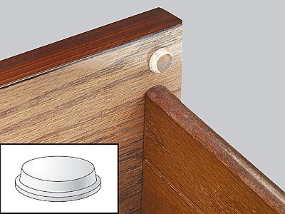 Furniture Cabinet Framing Bumpers 3M Black Self-Adhesive Bump Ons Drawer 