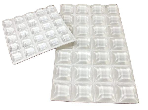 Clear Rubber Feet (53 Pack) Self Stick Bumper Pads