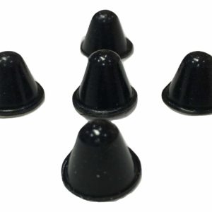 Cone Shaped Black Rubber Bumpers